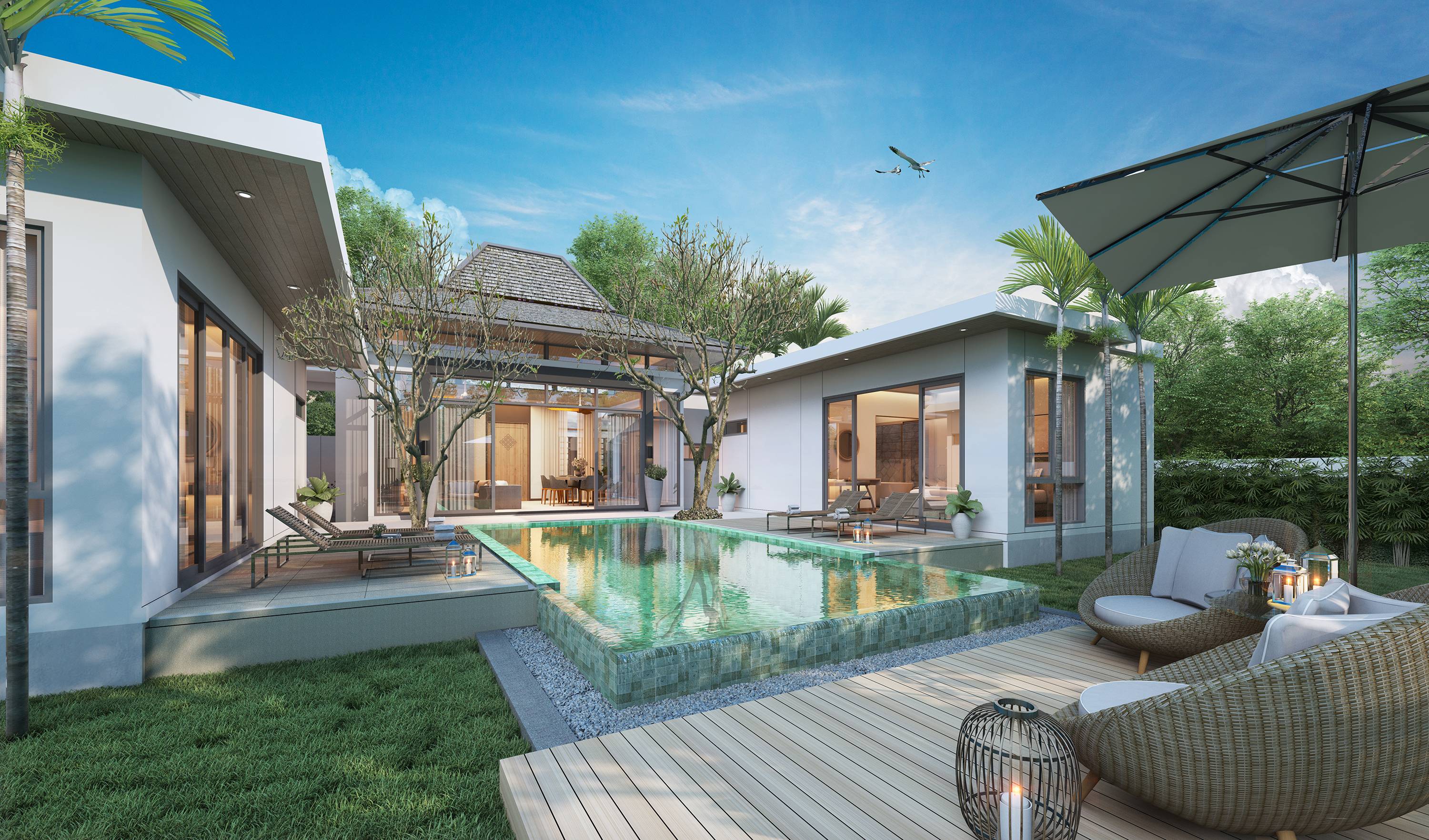 tropical Luxury 3 Bedroom Villa in Layan Beach